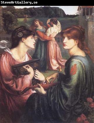 Dante Gabriel Rossetti The Bower Meadow (mk28)